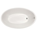 Top View, Oval Tub with End Drain