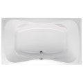Rectangle Bath with Figure 8 Bathing Well, Center Side Drain, Armrests