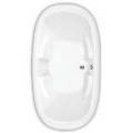 Natalie Oval Tub, Center Drain, Armrests