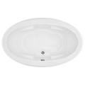 Oval Tub, Step Rim, Center Drain, 2 Backrests, 4 Armrests