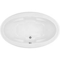 Oval Tub, Center Drain, Armrests