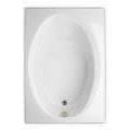 Rectangle Bath, Oval Interior, End Drain