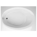 Rectangle Tub, Oval Interior, End Drain