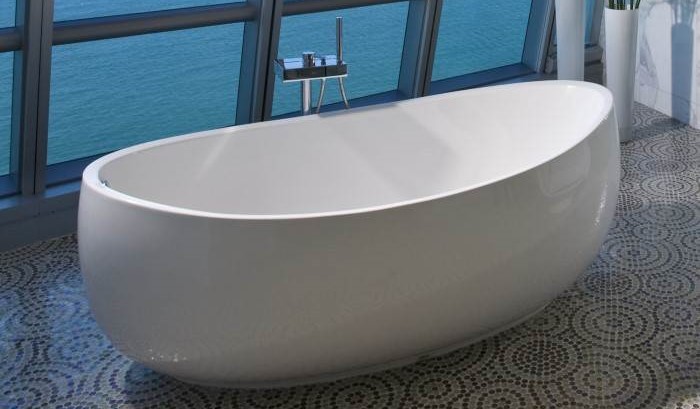 Hydro Systems Picasso Modern Oval Freestanding Slipper Bath