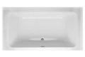 Rectangle Tub, Center Side Drain, Rounded Interior Corners