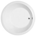 Round Tub, End Drain, Wide Flat Rim