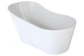 Side View - Oval Bath, Curving Rim and Sides