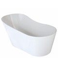 Modern Slipper Bath with End Drain