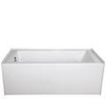 Modern Alcove Tub with Skirt and Flange