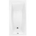 Rectangle Bath, Angled Interior, End Drain