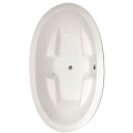 Hydro Systems Amber Oval Tub, Armrests, Center Drain, Soaking Bath