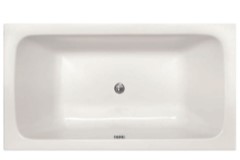 Hydro Systems Carrera Rectangle Tub, Rounded Interior Corners, Center Drain