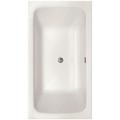 Hydro Systems Carrera Rectangle Tub, Bathing area with Rounded Corners, Center Drain, Soaking Bath