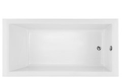 Hydro Systems Coal Modern Rectangle Tub, End Drain