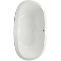 Hydro Systems Corazon Oval Tub, Modern Sleek Styling, Center - Side Drain, Soaking Bath
