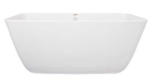 Freestanding Rectangle Bath with Angled Sides