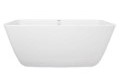 Freestanding Rectangle Bath with Angled Sides