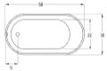 Line Drawing - end Drain