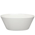Freestanding Oval Bath with a Flat Rim