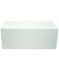 Freestanding Rectangle Bath, Outside Slightly Tapers In