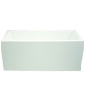 Hydro Systems Slate Freestanding Rectangle Bath, Outside Slightly Tapers In