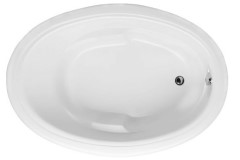 Studio Oval 6042 Oval Tub, End Drain, Armrests