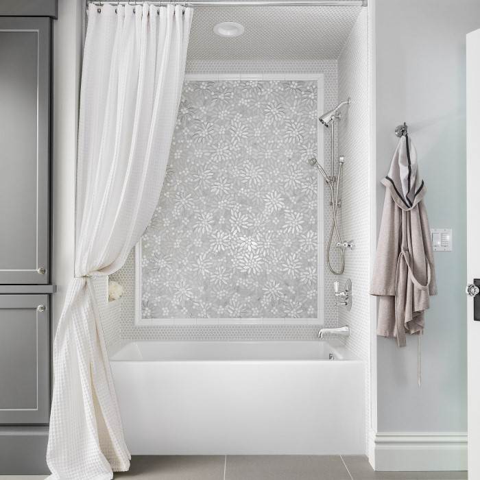 Sydney Installed in an Alcove as a Tub Shower