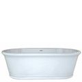 Oval Tub with Decorative Base