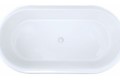 Tribeca Top View - Center Drain, Slotted Overflow