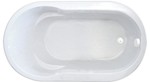 Oval, End Drain Tub Only