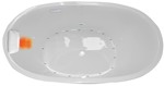 Oasis White Soaking Tub