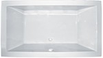 Rectangle Soaking Tub in White