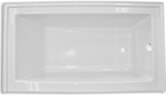 Rectangle Tub with Skirt & Flange