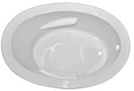 Oval, End Drain Soaking Tub