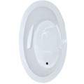 End Drain, Oval Tub with Armrests