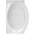 Rectangle Bath with Curved Front