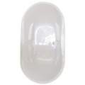 Oval Bath, Center Side Drain, 4 Armrests