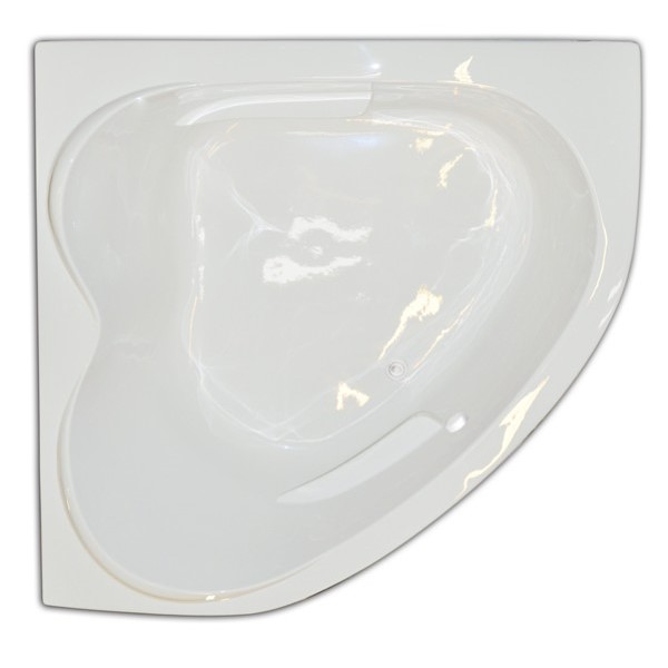 Corner tub for Side-by Side Bathing for 2