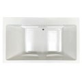 Rectangle Tub, Floating Armrest, Designed for 2