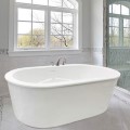 Oval Freestanding Tub with Flat Rim