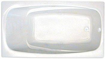 Serenity Soaking Tub Rectangle Tub with Armrests