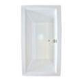 Modern Rectangle Tub with Center Drain