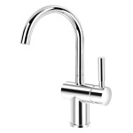 Round Faucet with Side Lever Control