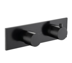 Horizontal Thermostatic Trim, 2 Round Handles