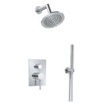 Pressure Balance Control with Diverter, Hand Shower & Wall Showerhead
