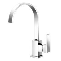 Curving Single Hole Kitchen Faucet