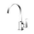 Curving Single Hole Kitchen Faucet