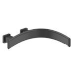 Right Curving Spout, Sink Faucet, Matte Black