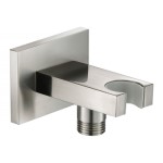 Square Style Wall Elbow with Holder