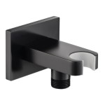 Square Style Wall Elbow with Holder